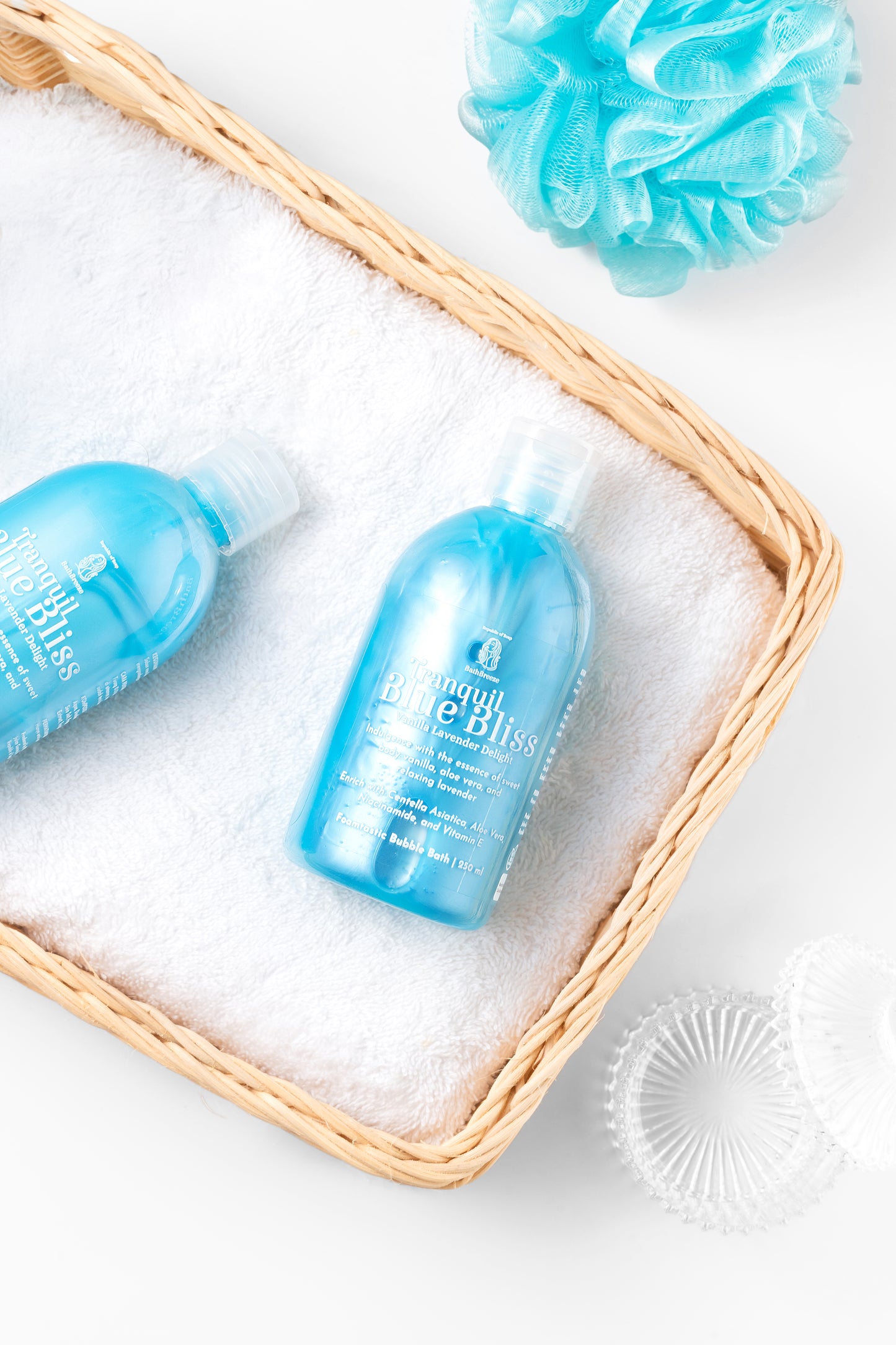 Tranquil Blue Bliss - Foamtastic Bubble Bath Gel 2in1 Daily Shower by BathBreeze Your Relaxing Companion