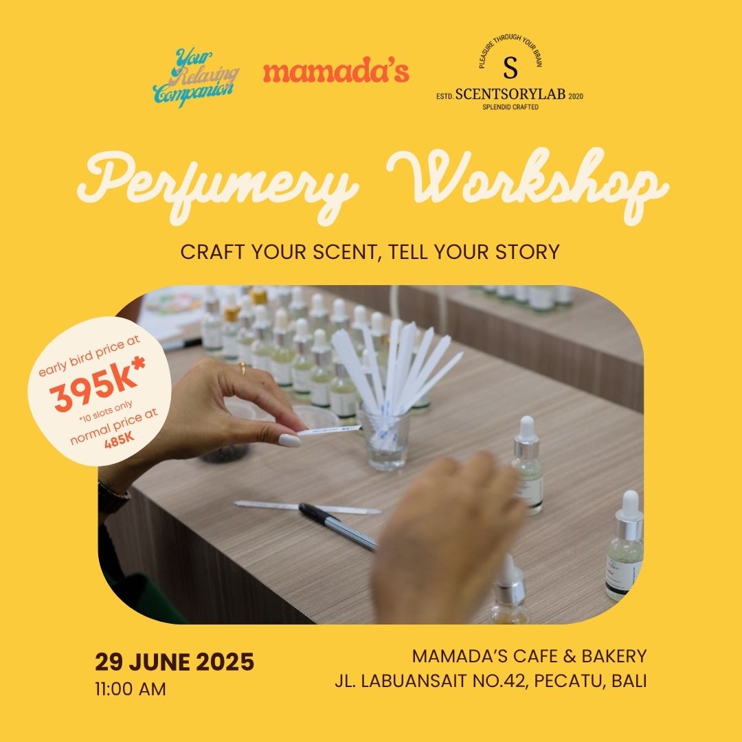 Perfumery Workshop 29 Jun 2025 - Uluwatu, Bali