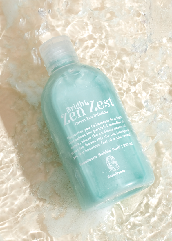 Bright Zen Zest - Foamtastic Bubble Bath Gel 2in1 Daily Shower by BathBreeze Your Relaxing Companion