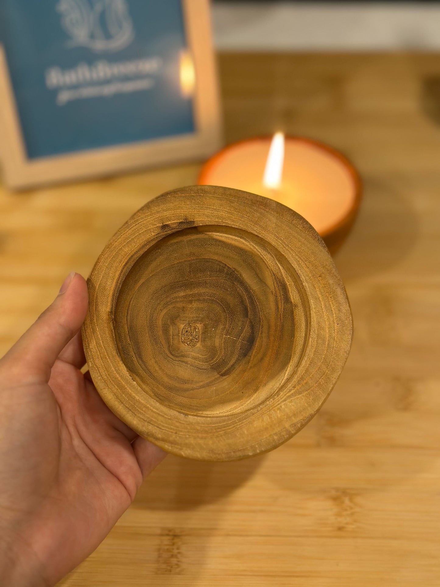BathBreeze Soy Wax Candle - Lilin Aromaterapi / Scented Candle - Wood 150