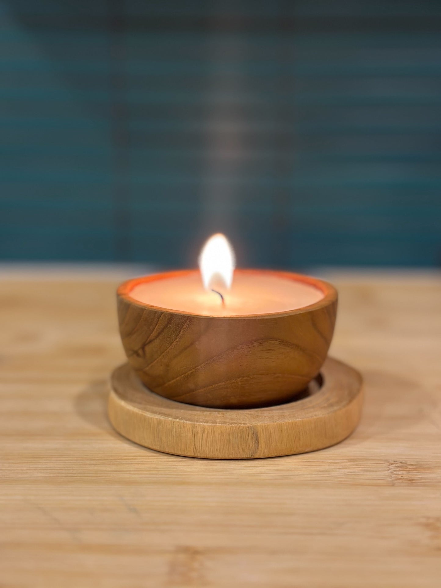 BathBreeze Soy Wax Candle - Lilin Aromaterapi / Scented Candle - Wood 160