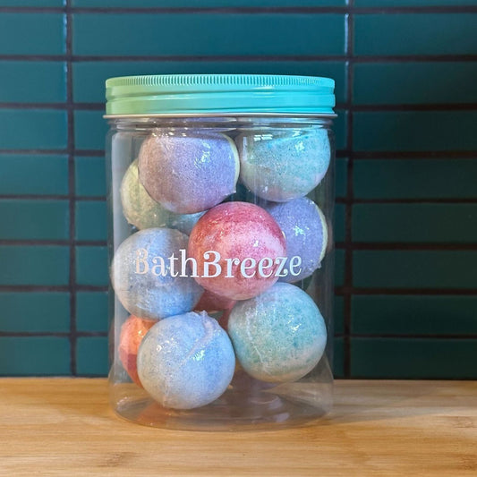 Mini Bath Bomb for Foot Spa / Hand Spa - 25gr - Jar of 12