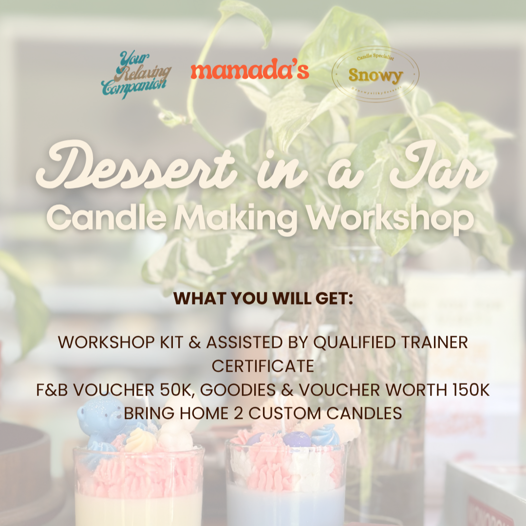 Dessert in Jar Candle Workshop 21 Jun 2025 - Uluwatu, Bali