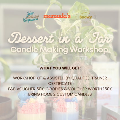 Dessert in Jar Candle Workshop 21 Jun 2025 - Uluwatu, Bali