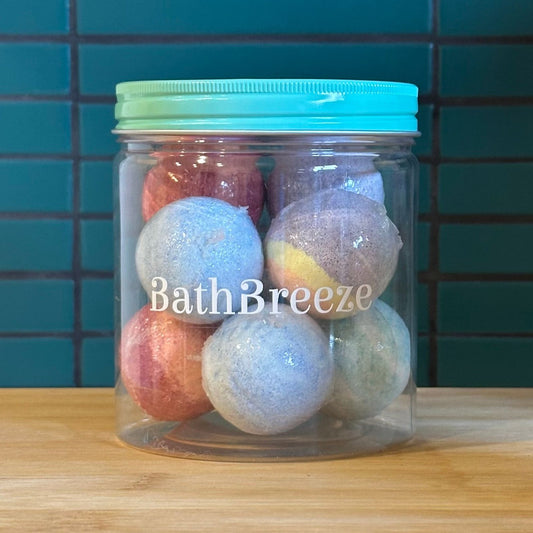 Mini Bath Bomb for Foot Spa / Hand Spa - 25gr - Jar of 8
