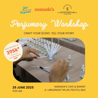 Perfumery Workshop 29 Jun 2025 - Uluwatu, Bali