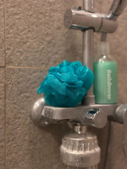BathBreeze Shower Puff - Daily Shower Foamtastic - Evening Green