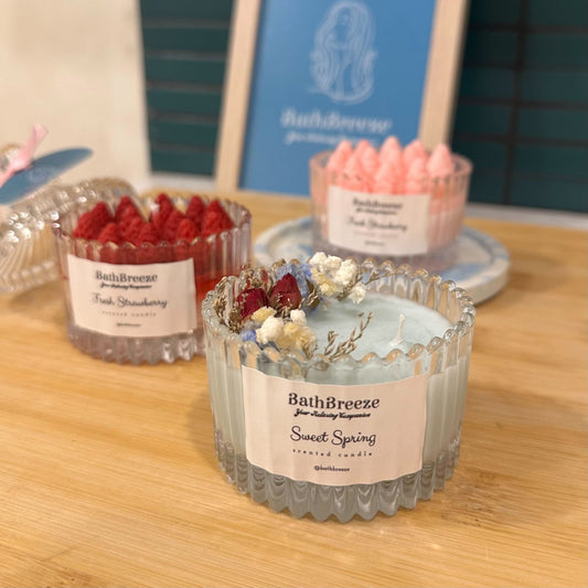 BathBreeze Sweet Spring Candle - Lilin Aromaterapi / Scented Candle - Blue Sky